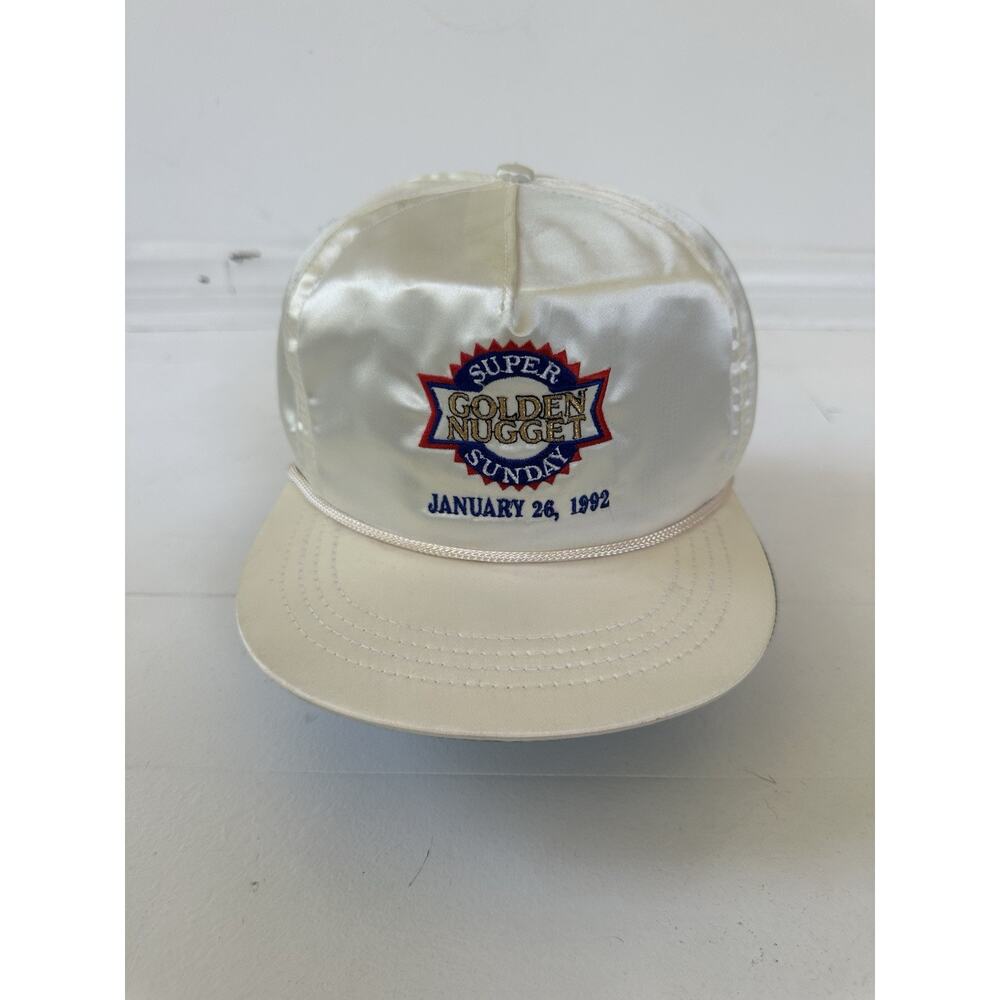 Vintage Super Sunday Golden Nugget Casino Super Bowl Hat 1992